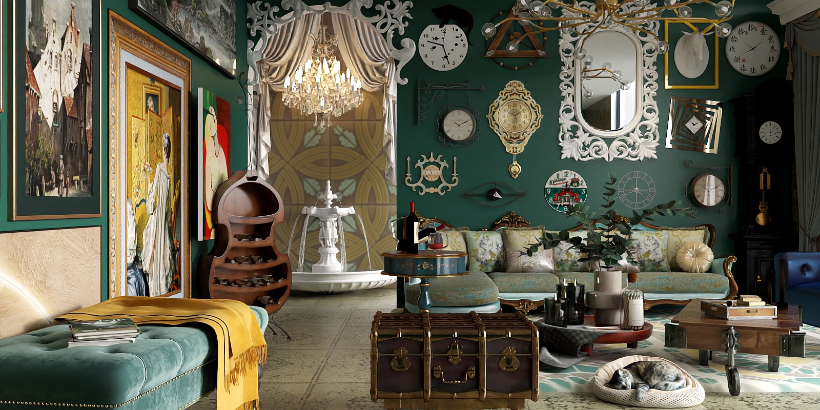 Detalhes do Verde Esmeralda