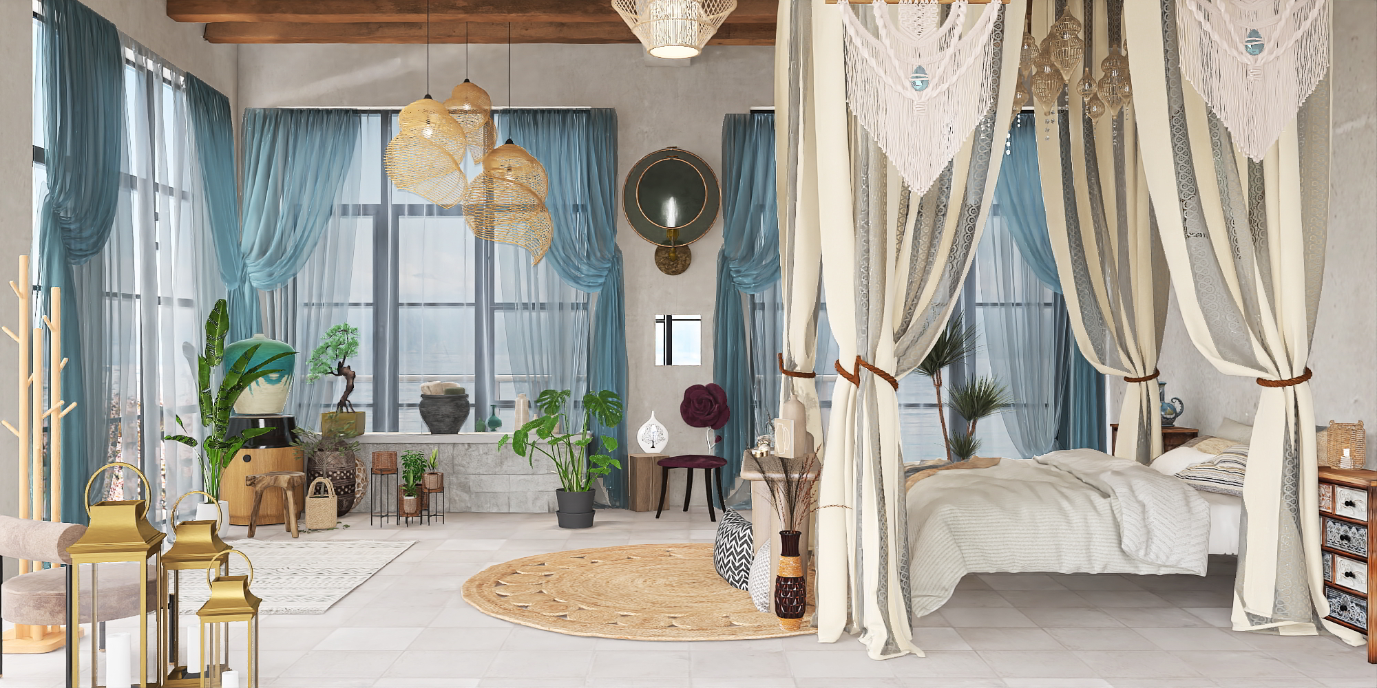 boho beach beautiful