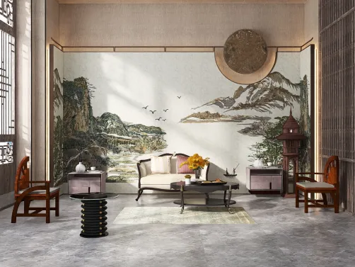 Asian living room 