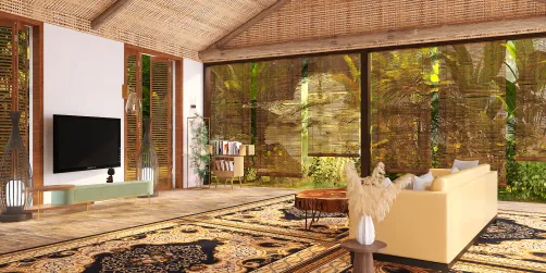 a tropical house 🏡

