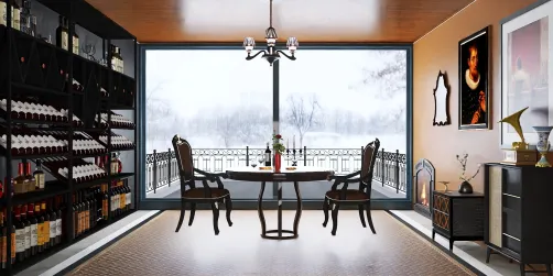 Quarto com vista para janela 