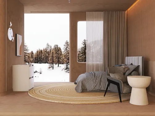 simple but modern room 