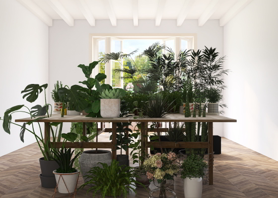 Plant room🪴🪴🪴🪴🪴🪴 Design Rendering