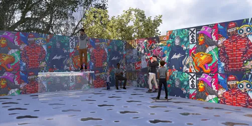 skateboarding park