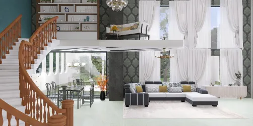 Utilization of space under stairs 