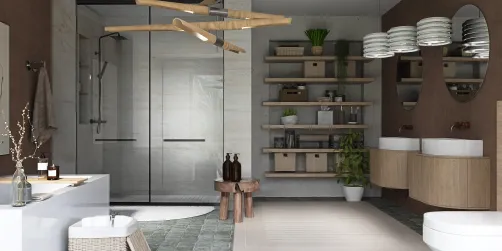 Scandinavian bathroom 