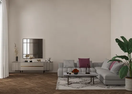 Small living room 💜🌿😍 Design Rendering