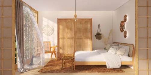 Rattan bedroom 🌾