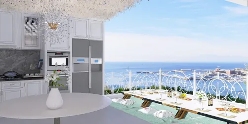 Outdoor kitchen!