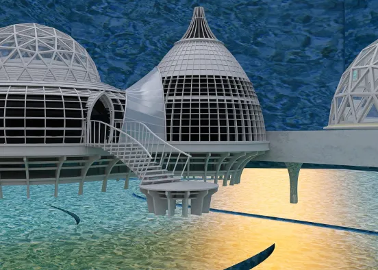 # Underwater Home Renderização de Design
