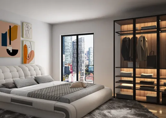 # Bedroom Renderização de Design
