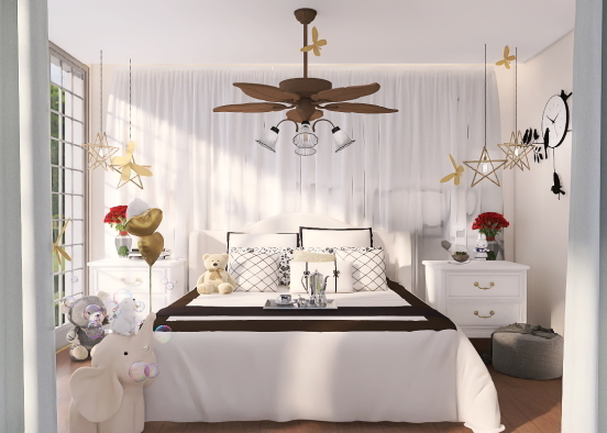 ~Queen's Bed~ Design Rendering
