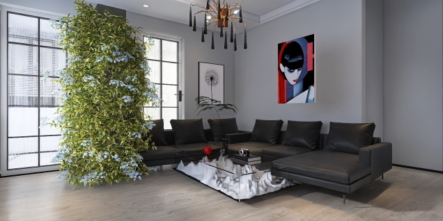 Ultra Modern Living Room 