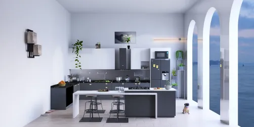 Ocean side kitchen 