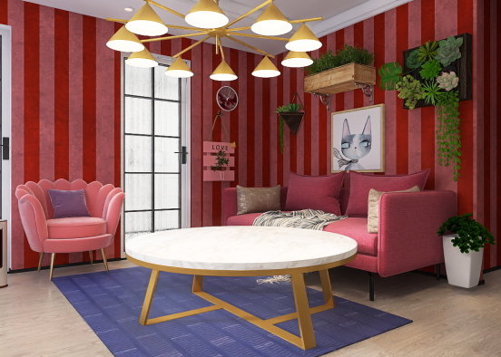 Mother's day decorations for living room❤️ Design Rendering