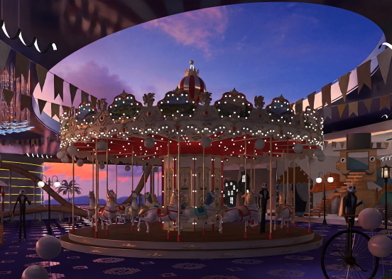 A night at the fair 🎡  Design Rendering