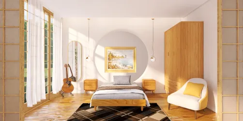 •quarto inspirado na arte rústica•
