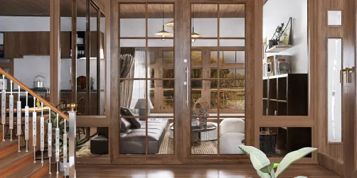 Wooden living room🌳