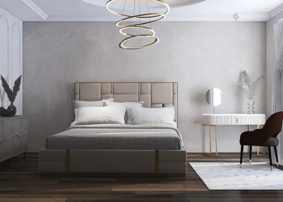 Luxury bedroom  Design Rendering