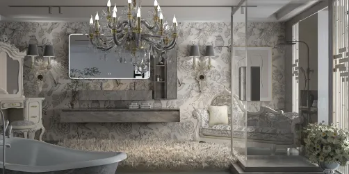 Classy Retro Bathroom 