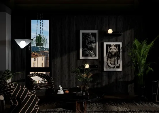 # Morning coffee, black! Renderização de Design