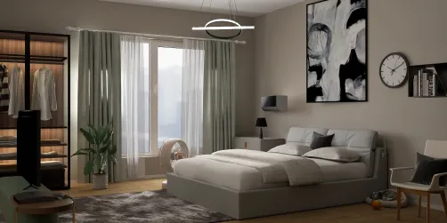 the bedroom