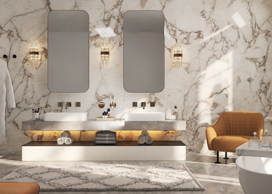 Luxury bathroom 🪄 Design Rendering