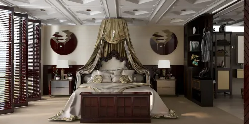 Glam bedroom