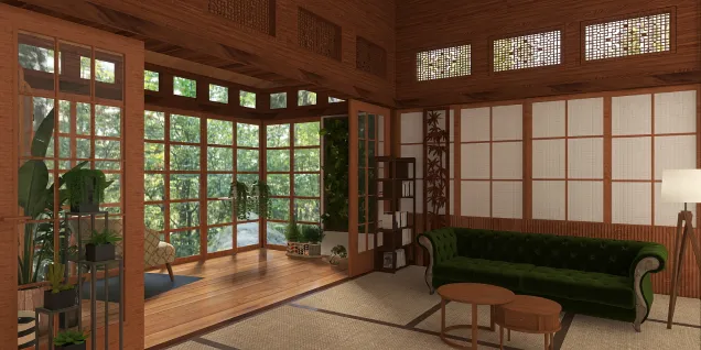 Simple and pleasing Japanese room
