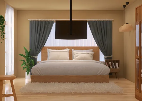 🏠A room on the beach  Design Rendering