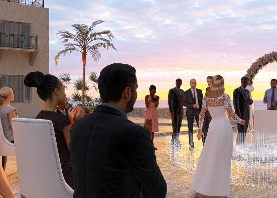 outdoor cinematic wedding  Design Rendering