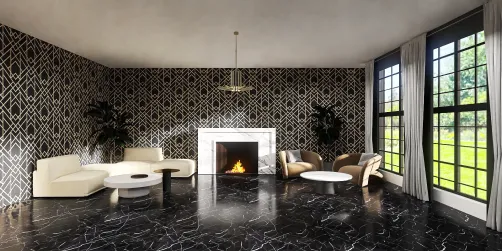 Modern lounge area