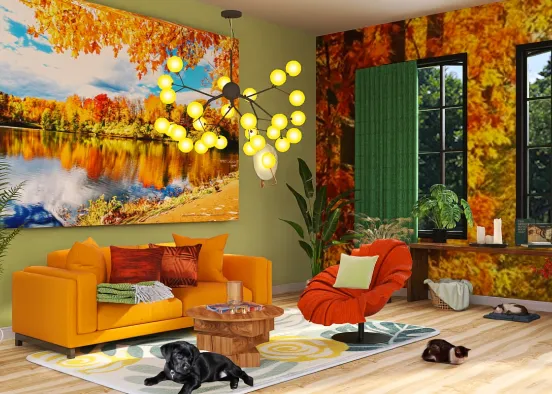 # orange falls Renderização de Design