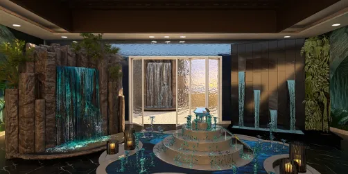 As the fountains flow 