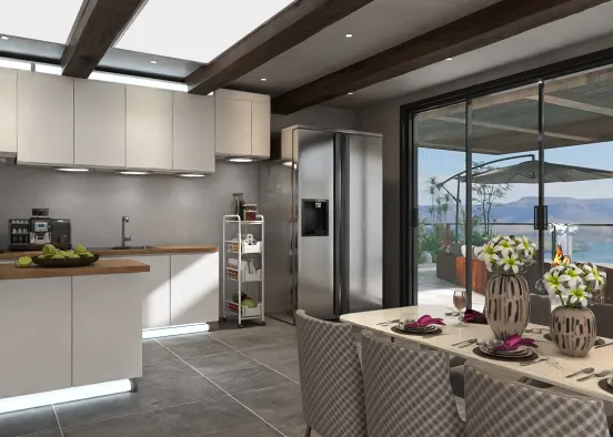 # Clean kitchen Визуализация дизайна