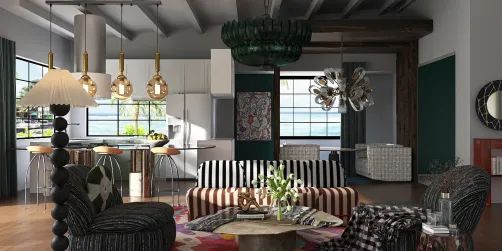 Livingroom Diningroom Kitchen 