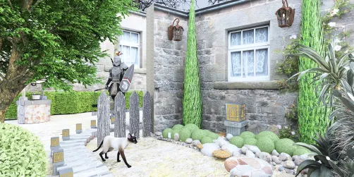 “Medieval Garden Sanctuary” 