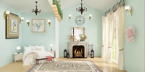 My white serenity room