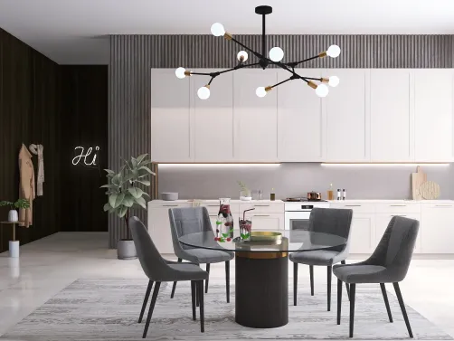 Lit Kitchen