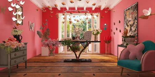 Butterfly room for my mom