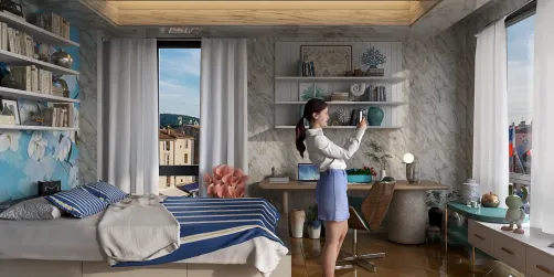Blue room