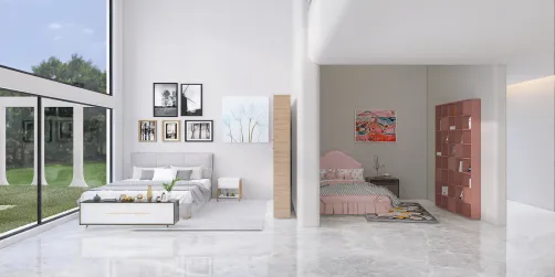 quarto de casal e de solteiro 