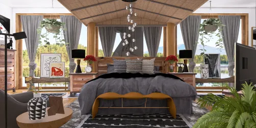 Lake View Bedroom 