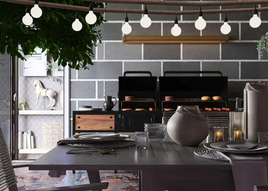 # Back Porch  Renderização de Design