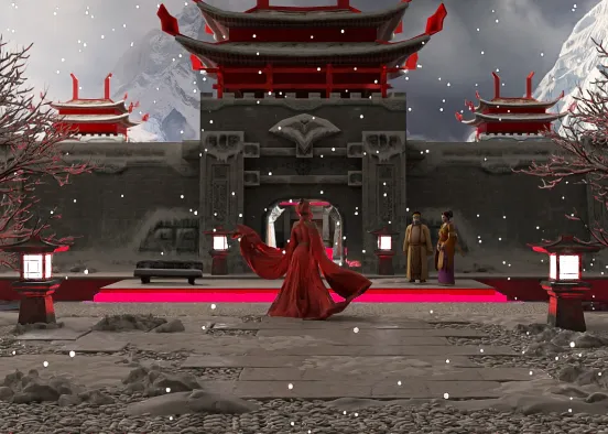 # Waiting for the Princess ⛩️ Renderização de Design