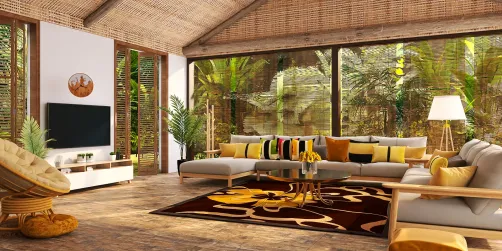 Tropical Living Room