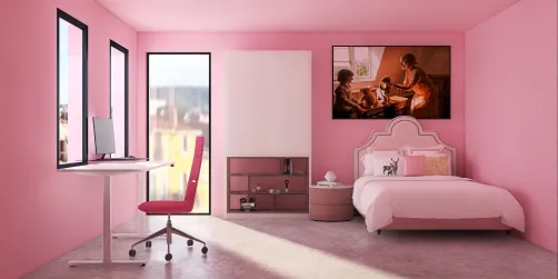 quarto de adolecente 🍥rosa
