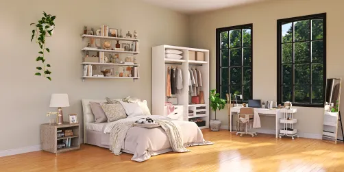 The normal bedroom but very pretty.