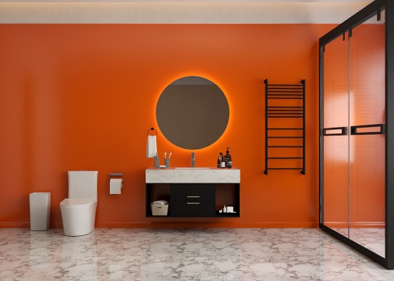 bathroom in apartment ✨ Design Rendering