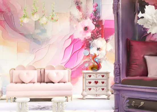 # Fancy the Bedroom of the Spring 🌼 🌱 Fairy  Renderização de Design